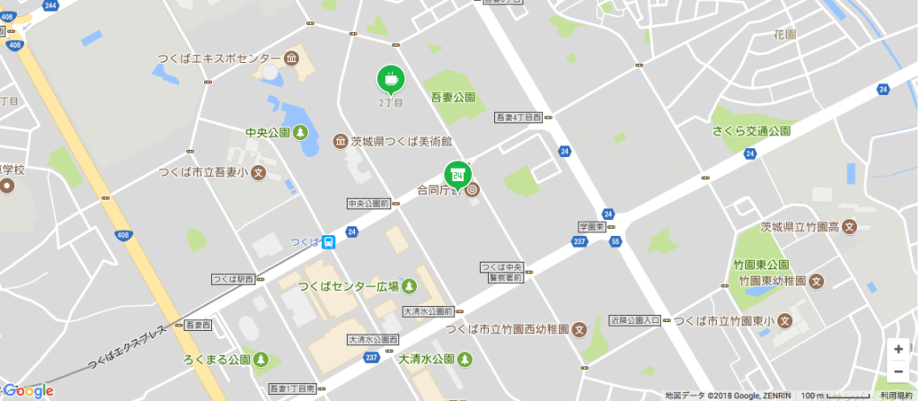 茨城県つくば市のLINEモバイルWifiオプションが使える場所（少ない）